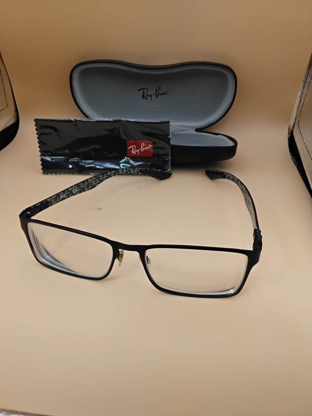 Ray-Ban RX8415 Eyeglasses Frame Tech Carbon Fiber Square Matte Frames Only